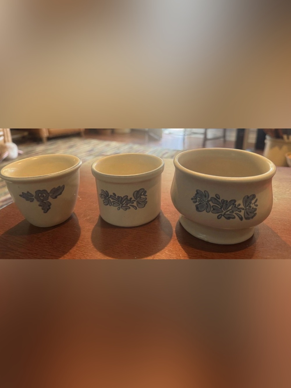 One Yorktowne Ramekin Custard Cup, One Desert Cup, Sugar Bowl No Lid